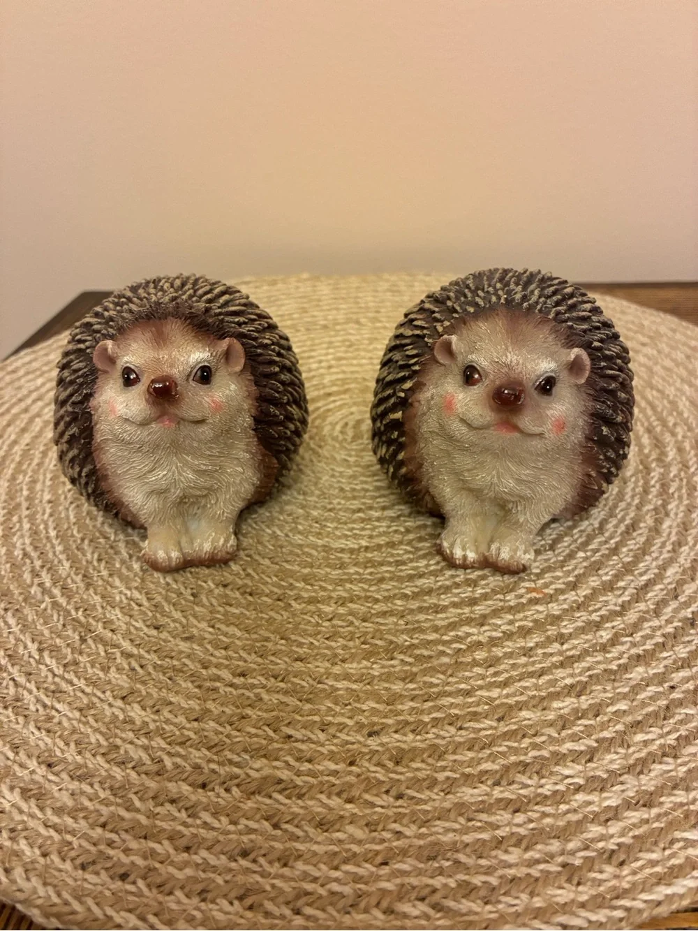 Decorative Hedgehog Figurine Pair - Brown & 1 pkg Fall Scatter/Filler